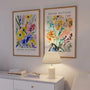 matisse flower aquarelle detail poster
