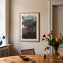 mountain contrast poster living room wall decor