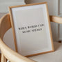 music quote poster bedroom minimalist wall art