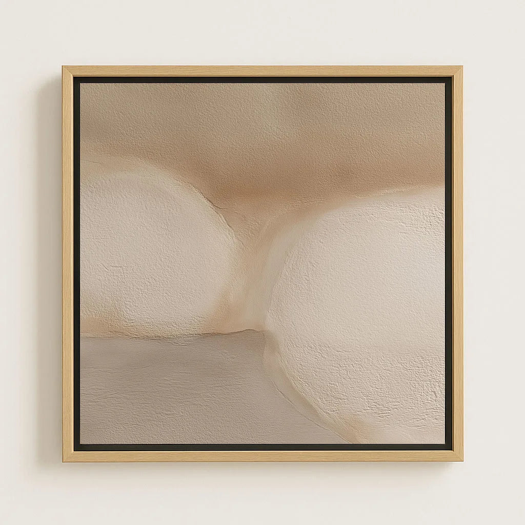 Lienzo enmarcado – Textura cálida