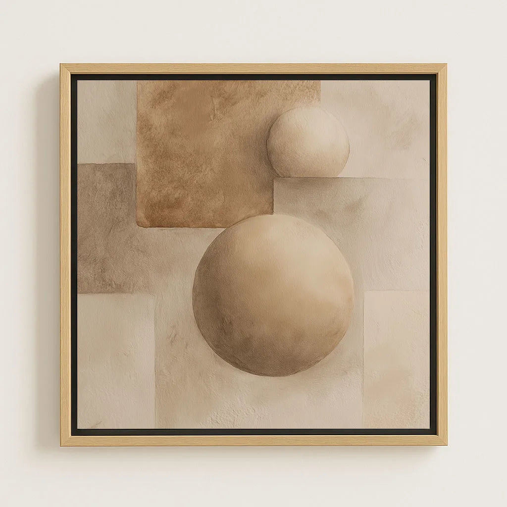 Lienzo enmarcado – Armonía geométrica