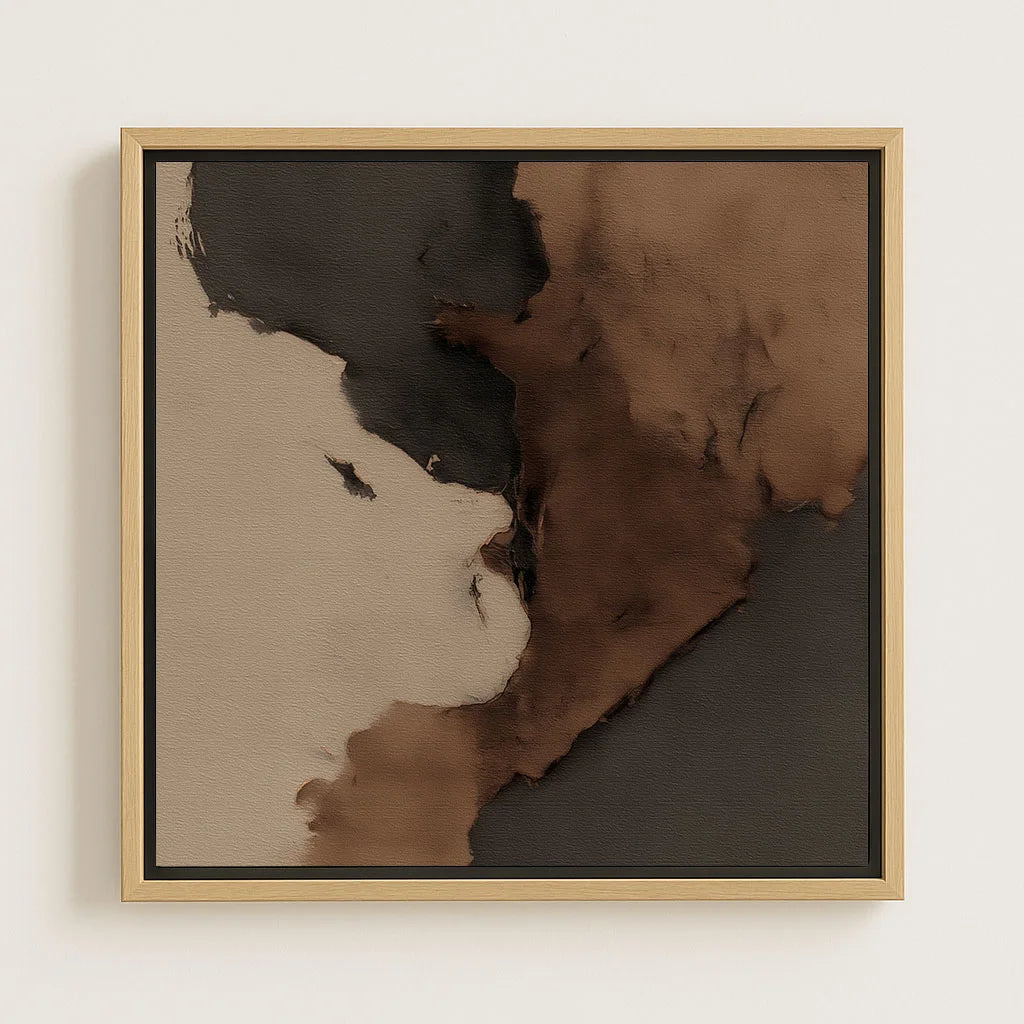Lienzo enmarcado – Abstracto oscuro