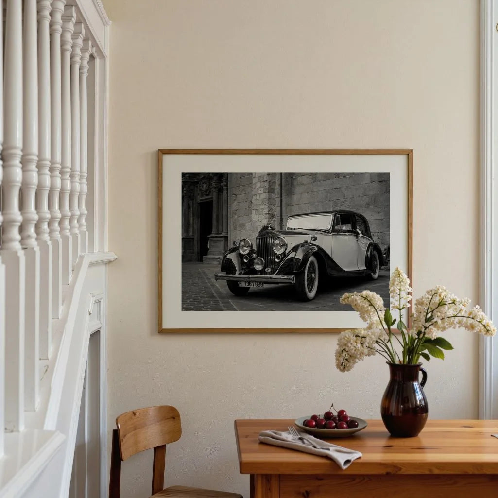 retro car poster gallery wall