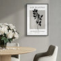 botanische zweig poster im wohnzimmer moderne kontrast wanddekoration