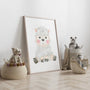 lamb poster kids neutral gallery wall