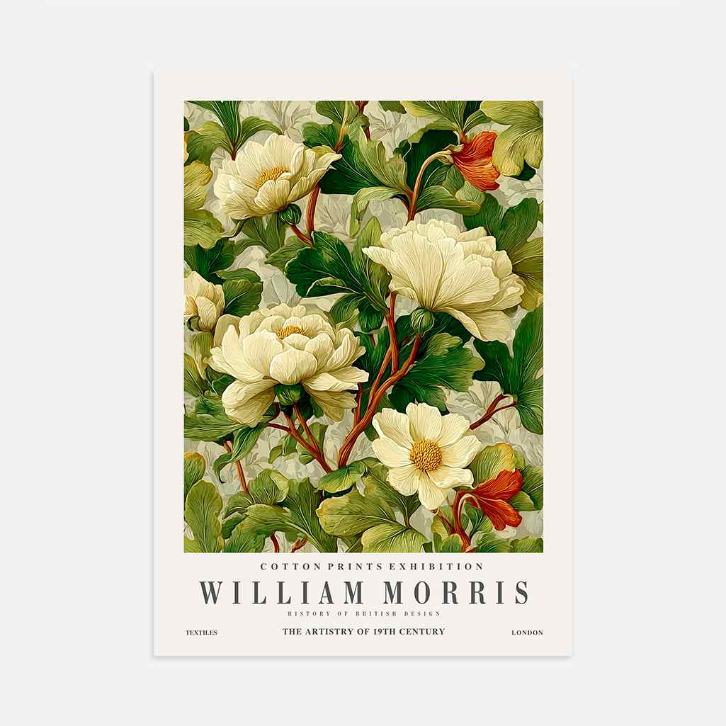 Póster – Flores Crema