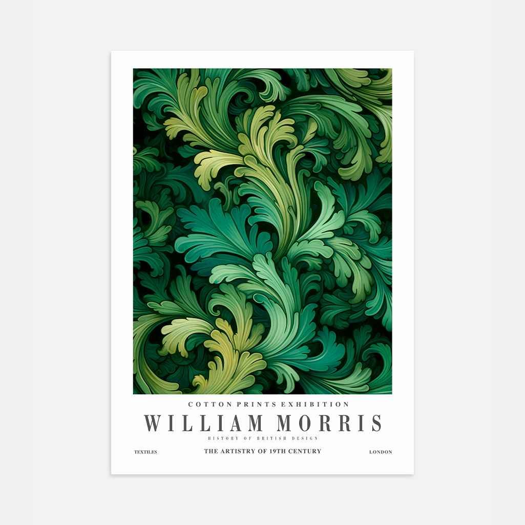 Póster – Ornamento Botánico Verde