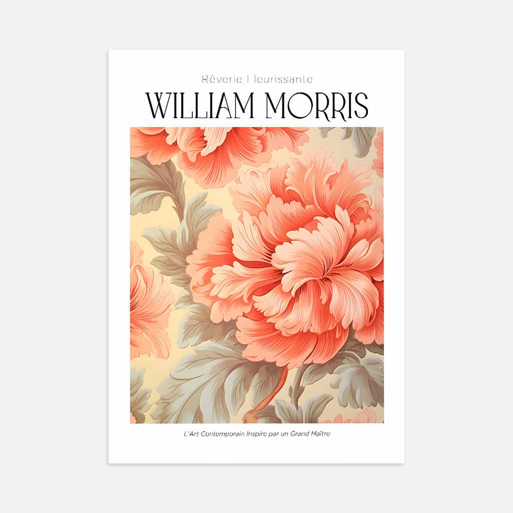 Póster – Flores Melocotón