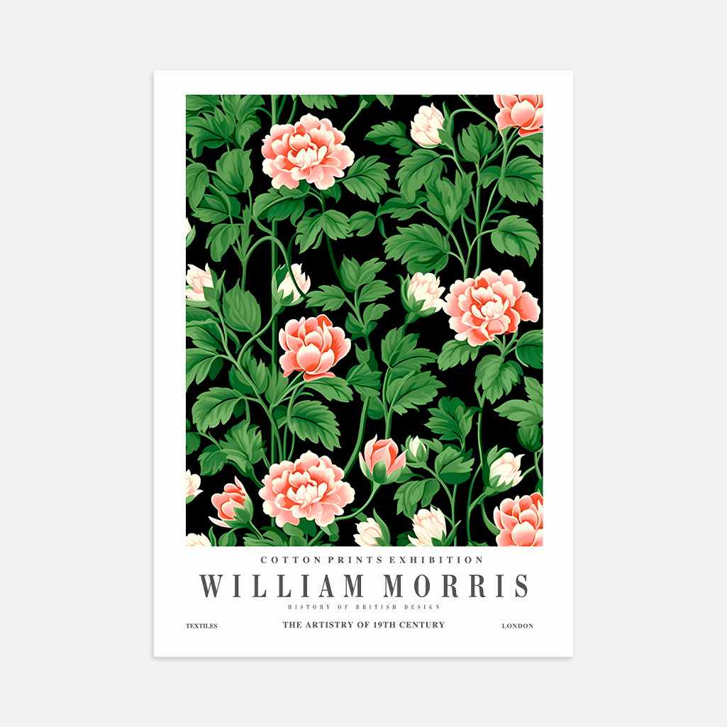 Póster – Flores Rosadas